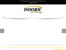 Tablet Screenshot of doorsbygeorge.com